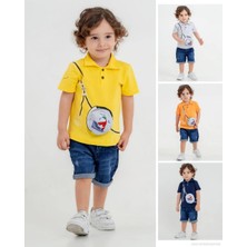 Erkek Çocuk Polo Tişört + Şort Takımı. 2-5 Yaş