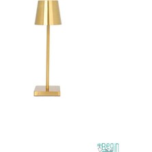Cata CT-8437 LED Dekoratif Şarjlı Masa Üstü Lambası Dokunmatik 3 Farklı Renk Ayarı Lamba Gold