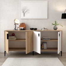 4003 Neva Konsol 180 cm Sepet-Beyaz