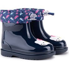 Igor W10261 BIMBI HELLO KITTY Lacivert Kız Çocuk Yağmur Çizmesi