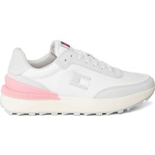 Tommy Hilfiger TJW TECH RUNNER ESS Beyaz Kadın Sneaker