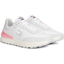 Tommy Hilfiger TJW TECH RUNNER ESS Beyaz Kadın Sneaker