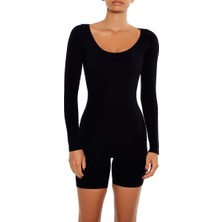 F21 Dikişsiz Yuvarlak Yaka Tulum