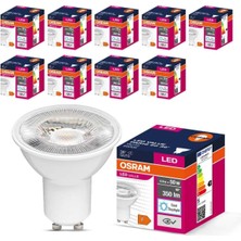 Osram LED Value PAR16 4.5W GU10 6500K Soğuk Beyaz Ampul 10 Adet