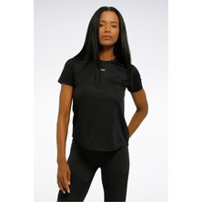Reebok Runnıng Speedwıck Tee Siyah Kadın Kısa Kol T-Shirt