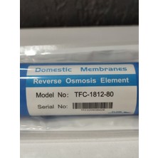 Su Arıtma Cihazı Membran Filtre Domestic 80 Gpd