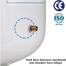 Su Arıtma Cihazı Metal Genleşme Su Tankı 8 Lt Su Arıtma Deposu Tank Vanası Hediyeli