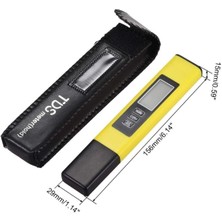 Tds Metre Termometreli Su Kalite Ölçüm Cihazı+Pil+Kılıf