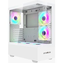 Strong Melkor Beyaz 6x 120MM Argb Atx Gaming Bilgisayar Kasası Powersız