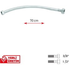 Bağlantı Hortumu 3/8'1/2 70 cm
