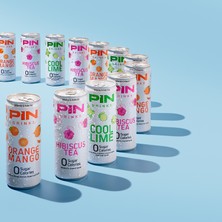 Pin Ayrılmaz Üçlü - Hibiskus & Cool Lime & Orange Mango - Şekersiz & Kalorisiz 250 ml x 12 Adet Ice Tea