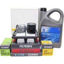 Chevrolet Aveo Filtron 1.2 Benzinli Motor Bakım Seti Gm 10W40 4 Lt Yağlı