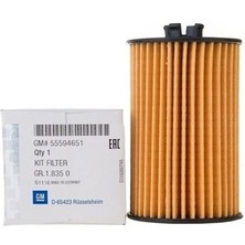 Opel Astra J 1.6 Yağ Filtresi Orjinal Gm