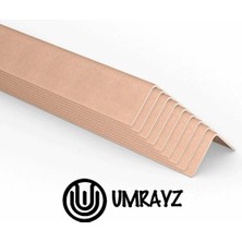 Karton Köşebent Palet Koruyucu Koli Köşe Koruyucu Kraft Köşe 60CM 25 Adet