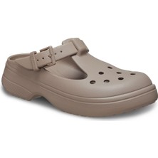 Unisex Classic Mary Jane Terlik - Kahverengi