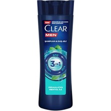 Clear Men 3ü1 Arada Şampuan&Duş Jeli