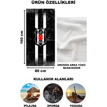 Doruklar Home Collection Dekoratif Modern Desenli Plaj Deniz Havlusu Peştamal 80 x 160  cm  TRF08