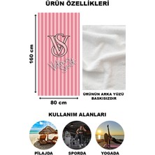 Dekoratif Modern Desenli Plaj Deniz Havlusu Peştamal 80x160 CM LUX22