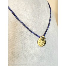 Ayetel Kursi Uçlu Lapis Faset Nazar Kolye