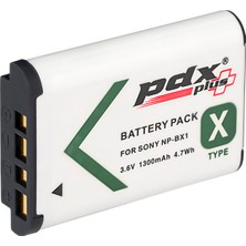 Pdx Plus,sony Için Yedek Np-Bx1 Fotoğraf Makinesi Bataryası.