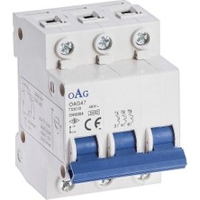 Oag 40A 3 Kutuplu 10KA Sigorta