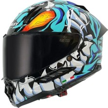 Sw 868 Cannıbal Black Blue Full Face