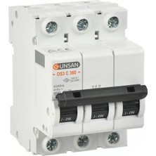 Günsan 40A 3 Kutuplu 10KA Sigorta