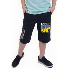 Fyk Kids Rıse Up Baskılı, Erkek Çocuk Kapri&şort