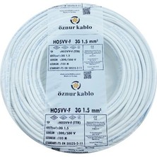 Belirtilmemiş Öznur 3x1,5 Ttr 75 mt