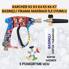Coofbe Karcher K Serisi Ile Uyumlu 5 Nozzle Set Basınçlı Araç Yıkama Tabancası Seti Basınçlı Yıkama Makinesi Bear