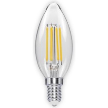 Belirtilmemiş Noas 4W C35 Rustık Ampul 3000K- E14  10ADET