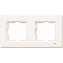 Belirtilmemiş Viko Karre Krem Ikili Çerçeve