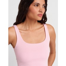 21057 Askılı Atlet-Toz Pembe