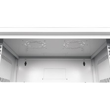 Lande - 7u 19" Cam Kapaklı Duvar Tipi Rack Kabinet – Genişlik: 544 mm | Derinlik: 400 mm – Açık Gri (Demonte)