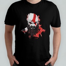 Pixxa God Of War Unisex %100 Pamuklu Bisiklet Yaka T-Shirt Model 1