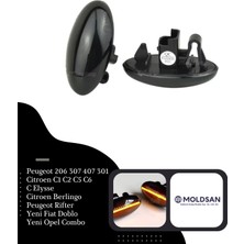 Citroen C1 C2 C5 C6 C-Elysse Için Animasyonlu LED Sinyal
