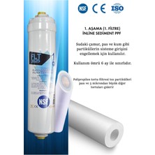 Kapalı Kasa Su Arıtma Cihazı Uyumlu Yeni  Özel Seri 4 Aşamalı Filtre Seti