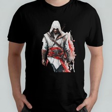Pixxa Assassin's Creed Unisex %100 Pamuklu Bisiklet Yaka T-Shirt Model 1