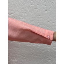 Sorique Önü Kısa Arkası Uzun Düz Çilek GÖMLEK-Zİ2137 Pembe