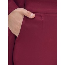 Sorora Astarsız Ceketli Ikili TAKIM-EL1208 Bordo