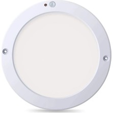 CATA CT-9247 20W Sensörlü LED Armatür Sıva Üstü Tavan & Duvar Lambası Gece-Gündüz Otomatik 6400K Beyaz Işık