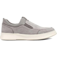 Celal Gültekin Erkek Gri Nubuk Deri Loafer