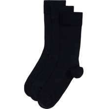 Pierre Cardin Erkek Erkek Bambu Karışımlı 3'lü Paket Lacivert Soket Basic Çorap 50308477-200
