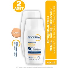 Bioderma Photoderm Xdefense SPF50+ Light 40 ml 2 Adet