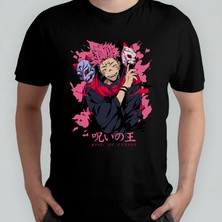 Pixxa Jujutsu Kaisen Unisex %100 Pamuklu Bisiklet Yaka T-Shirt Model 15