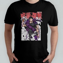 Pixxa Jujutsu Kaisen Unisex %100 Pamuklu Bisiklet Yaka T-Shirt Model 7