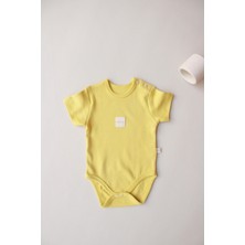 Oh la la Koala For Little Ones Hardal Basic Etiketli Kısa Kollu Body Zıbın