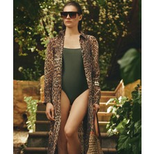 Leopar Desen Tunik IS1250016010074
