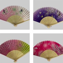 Ahşap Püsküllü Yelpaze 12 Adet