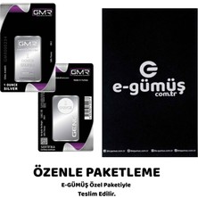 E-Gümüş 1 ONS (31.10 gr) Külçe Gümüş